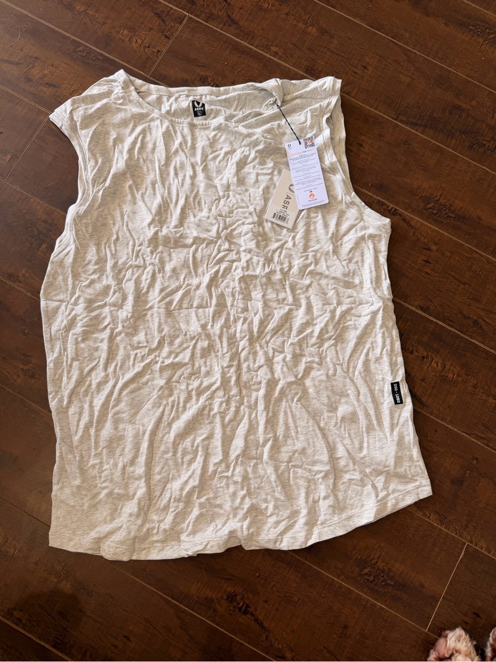 Vero Moda Light Gray Sleeveless Scoop Neck Tank Top